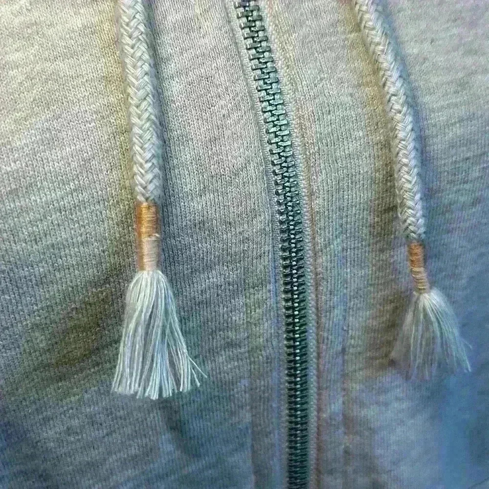 Spiritual Gangster NWT Gratitude SlubTerry Raglan Zip Hoodie OatmealHeather Sz S - Picture 8 of 15